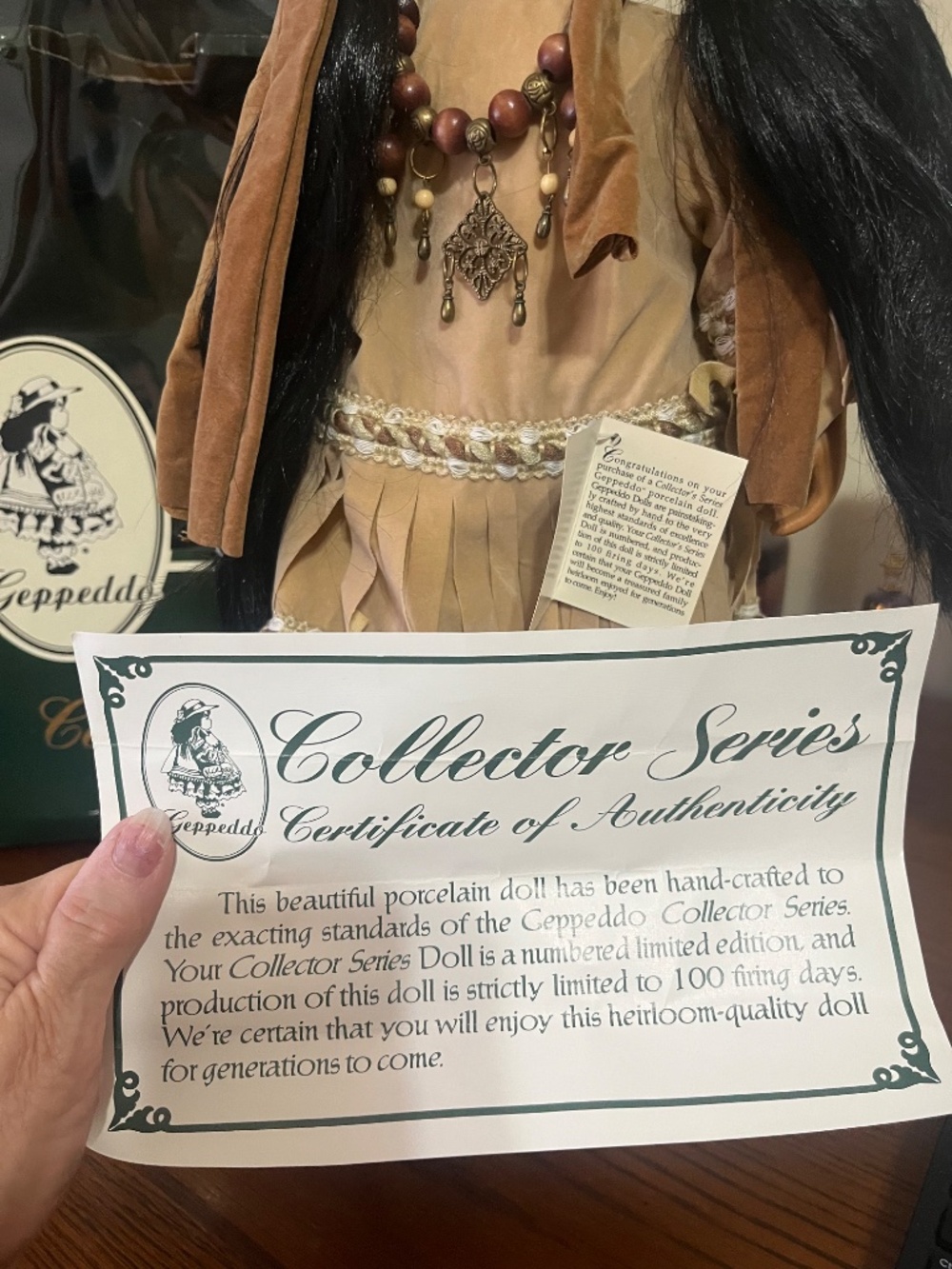 Geppeddo Native American Doll - Picture 6 of 10